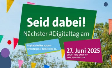 Seid dabei beim Digitaltag am 27. Juni 2025